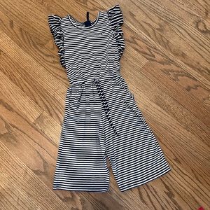 Vineyard Vines 2T stripe navy and white jumpsuit